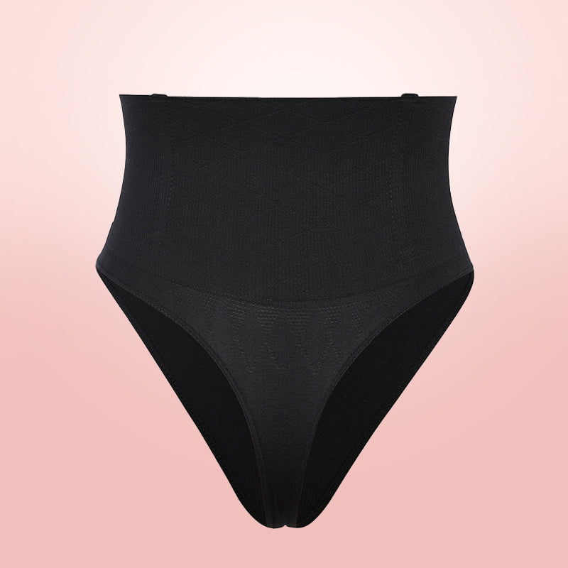 WOMEN FOR SURE®TUMMY CORE CONTROL THONG-BLACK（BUY 1 GET 2）