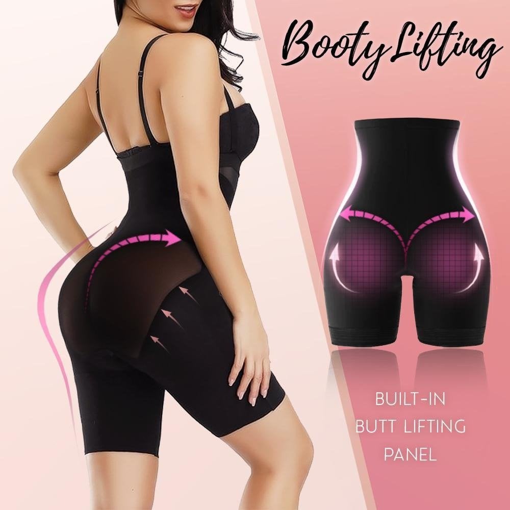 WOMEN FOR SURE®【2024 Upgrade】Cross Compression Abs & Booty High Waisted Shaperwear-Black+Pink（BUY 1 GET 2）